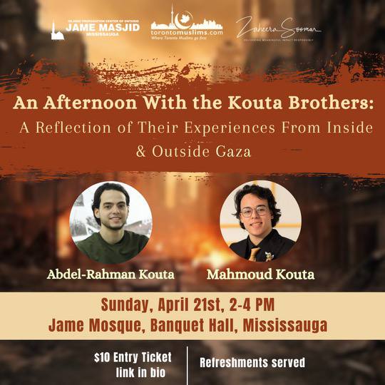 An Afternoon with the Kouta Brothers: A Reflection of Their Experiences from Inside and Outside Gaza